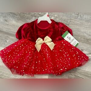 House of Barker by Harry Barker, Dog Apparel .Christmas Dress Size S, NWT